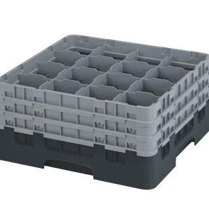 Cambro Camrack® 16-Fächer – Spülkorb Mit 3 Extender 500 X 500 X 225 Mm, 1 Stück Im Karton – 16S638110 11