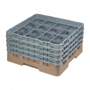 Cambro Gläserspülkorb Beige Mit 36 Fächern Max Glashöhe 21,5cm. Dieser Gläserspülkorb Bietet 13
