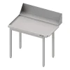 Stalgast Edelstahl Ablauftisch Mit 20 Cm Aufkantung, 1400 Mm Breit, Anbauseite Links 23