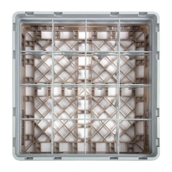 Gastronoble Cambro Gläserspülkorb Beige Mit 16 Fächern Max Glashöhe 13,3cm 8