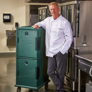 Cambro ULTRA CAMCARTS® Thermobehälter, Isolierbehäler Für 16x GN1/1-100mm Schalen, Schieferblau, 1 Stück Im Karton – UPC1600401 15
