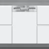 Exquisit Geschirrspüler EGSP1009-EB-030E Inox | Einbaugerät, Teilintegriert | 9 Maßgedecke | Inox 23