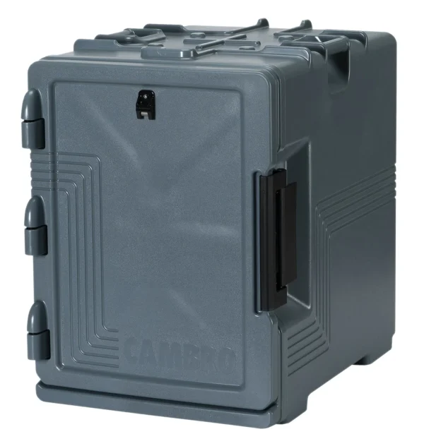 Cambro ULTRA PAN CARRIER® Thermobehälter 34 Liter, Isolierbehälter Für 3x GN1/1-100mm Schalen, Schieferblau, 1 Stück Im Karton – UPC300401 4