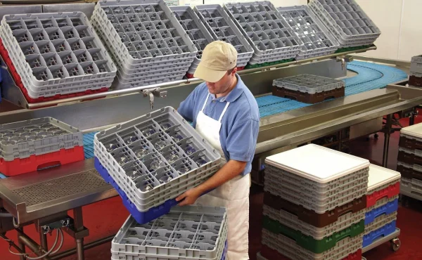 Cambro Camrack® 25-Fächer – Spülkorb Mit 5 Extender 500 X 500 X 308 Mm, 1 Stück Im Karton – 25S958110 5