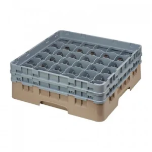 Cambro Gläserspülkorb Beige Mit 36 Fächern Max Glashöhe 21,5cm. Dieser Gläserspülkorb Bietet 17