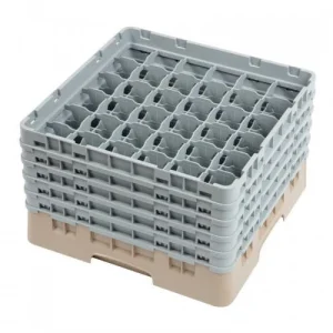 Cambro Gläserspülkorb Beige Mit 36 Fächern Max Glashöhe 25,7cm. Dieser Gläserspülkorb Bietet 21