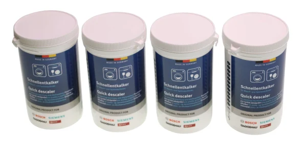 Null Bosch Siemens 00311923 Entkalker 4x250g. Für Waschmaschine Geschirrspüler 8