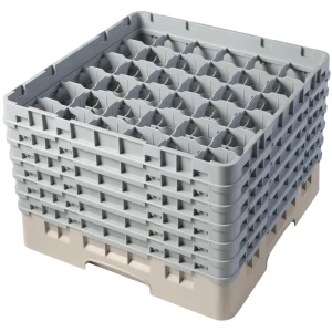 Gastronoble Cambro Gläserspülkorb Beige Mit 49 Fächern Max Glashöhe 29,8cm 17