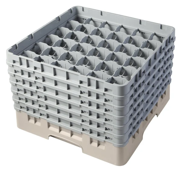 Gastronoble Cambro Gläserspülkorb Beige Mit 49 Fächern Max Glashöhe 29,8cm 6