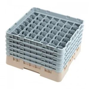 Cambro Gläserspülkorb Beige Mit 49 Fächern Max Glashöhe 25,7cm. Dieser Gläserspülkorb Bietet 21