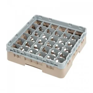 Cambro Gläserspülkorb Beige Mit 36 Fächern Max Glashöhe 9,2cm. Dieser Gläserspülkorb Bietet 21