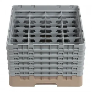 Cambro Gläserspülkorb Beige Mit 25 Fächern Max Glashöhe 29,8cm. Dieser Gläserspülkorb Bietet 11