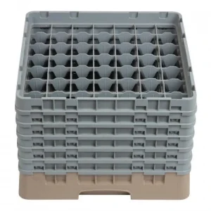 Gastronoble Cambro Gläserspülkorb Beige Mit 49 Fächern Max Glashöhe 29,8cm 11