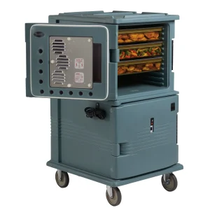 Cambro ULTRA CAMCARTS® Thermobehälter, Isolierbehäler Für 16x GN1/1-100mm Schalen, Schieferblau, 1 Stück Im Karton – UPC1600401 17