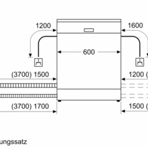 Null Bosch Serie 6 Teilintegrierter Geschirrspüler Edelstahl SMI6ZDS49E, 60 Cm Breit, 82 Cm Hoch 21