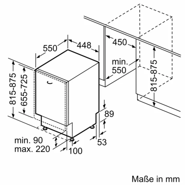 Null Bosch Serie 6 Vollintegrierter Geschirrspüler 45 Cm Breit, SPV6ZMX23E Besteckschublade 8