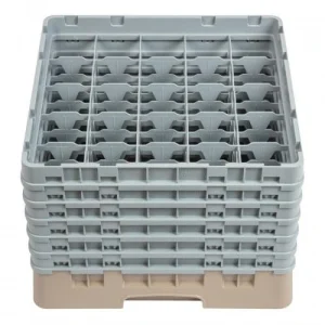 Cambro Gläserspülkorb Beige Mit 49 Fächern Max Glashöhe 21,5cm. Dieser Gläserspülkorb Bietet 19