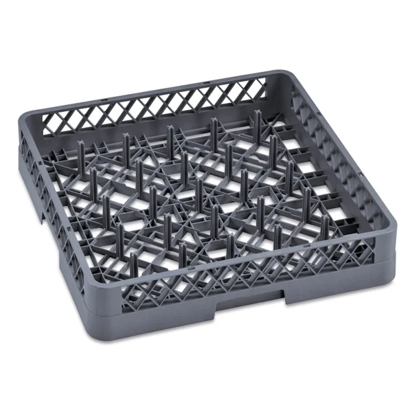 Was-germany WAS Germany – Tellerkorb Dish Rack 98, Mit 64 Fingern, 50 X 50 X 10 Cm, Polypropylen (9860064) 3