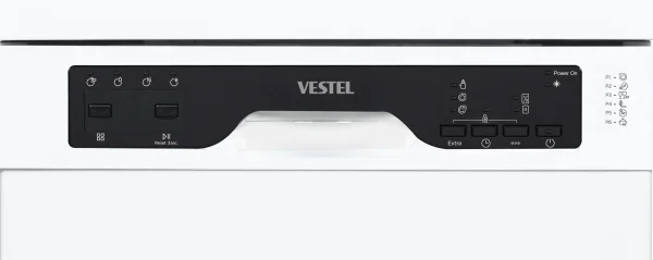 Null Vestel S1-E044O Geschirrspüler Weiß 45cm Freistehend Einbau Unterbau 8