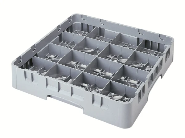 Cambro Camrack® Tassenkorb Mit 16 Fächern Für Tassen/Becher 500 X 500 X 101 Mm, 1 Stück Im Karton – 16C258151 1