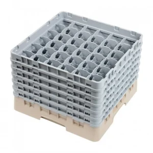 Cambro Gläserspülkorb Beige Mit 36 Fächern Max Glashöhe 29,8cm. Dieser Gläserspülkorb Bietet 21