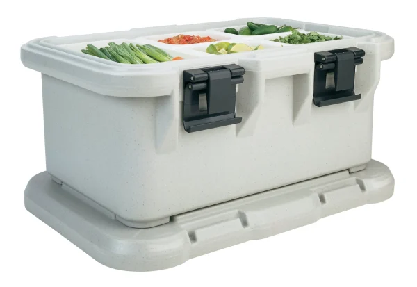 Cambro Ultra Camtainers® Thermobehälter 23,2 Liter Grau-gesprenkelt, GN-tiefe 1x 200 Mm , 1 Stück Im Karton – UPCS180480 7