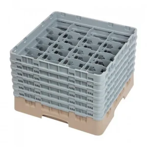Cambro Gläserspülkorb Beige Mit 16 Fächern Max Glashöhe 29,8cm. Dieser Gläserspülkorb Bietet 21