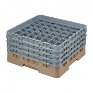 Cambro Gläserspülkorb Beige Mit 36 Fächern Max Glashöhe 21,5cm. Dieser Gläserspülkorb Bietet 11